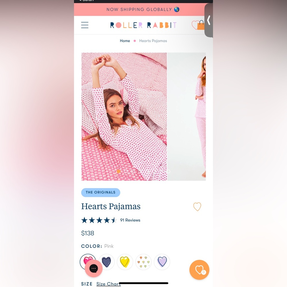 Roller Rabbit PJ Set